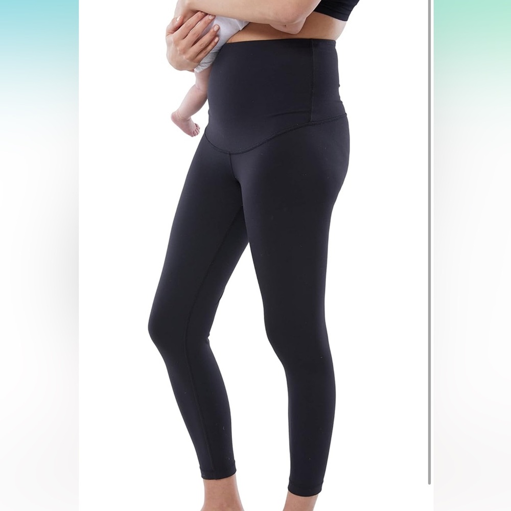 Maternity leggings with light compression